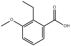 2-エチル-3-メトキシ安息香酸 化学構造式