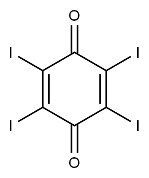 Tetraiodo-p-benzoquinone 结构式
