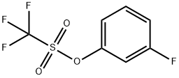 m-Fluorophenyl trifluoromethanesulfonate Structure