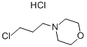 4-(3-chloropropyl)morpholinium chloride Structure