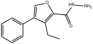 2-Furancarboxylicacid,3-ethyl-4-phenyl-,hydrazide(9CI),576169-70-5,结构式