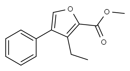 2-FURANCARBOXYLICACID,3-ETHYL-4-PHENYL-,METHYLESTER(9CI),576169-71-6,结构式