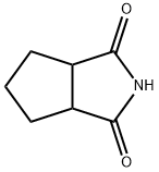 4,5,6,6a-テトラヒドロシクロペンタ[c]ピロール-1,3(2H,3aH)-ジオン 化学構造式