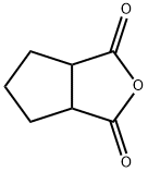 テトラヒドロ-1H-シクロペンタ[C]フラン-1,3(3AH)-ジオン 化学構造式