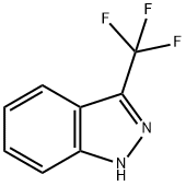 3-(三氟甲基)-1H-吲唑, 57631-05-7, 结构式