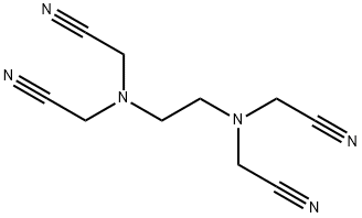 (エチレンビスニトリロ)テトラアセトニトリル 化学構造式