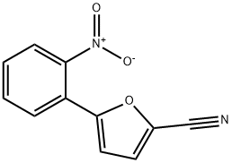 5-(2-硝基苯基)-2-糠腈, 57666-58-7, 结构式