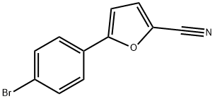 5-(4-溴苯基)呋喃-2-腈 结构式