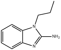 1-プロピル-1H-ベンゾイミダゾール-2-イルアミン 化学構造式