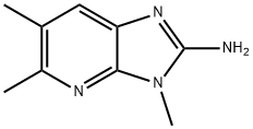 2-AMINO-3,5,6-TRIMETHYLIMIDAZO(4,5-B)PYRIDINE 结构式