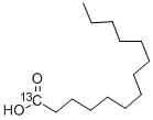 ミリスチン酸 (1-13C, 99%) 化学構造式