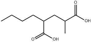 2-Butyl-4-methylglutaric acid Struktur