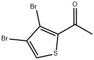 1-(3,4-ジブロモ-2-チエニル)-1-エタノン 化学構造式