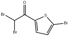 2,2-DIBROMO-1-(5-BROMO-2-THIENYL)ETHAN-1-ONE Struktur