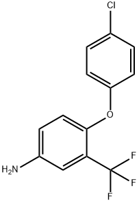 4-(4-CHLOROPHENOXY)-3-(TRIFLUOROMETHYL)ANILINE Structure