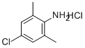 4-CHLORO-2,6-DIMETHYLANILINE HYDROCHLORIDE Structure