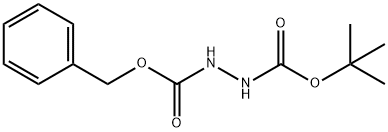 1-Benzyl 2-(tert-butyl) hydrazine-1,2-dicarboxylate Structure
