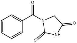 1-苯甲酰基-2-亚磺基咪唑啉-4-酮, 577-47-9, 结构式