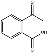 2-アセチル安息香酸 化学構造式