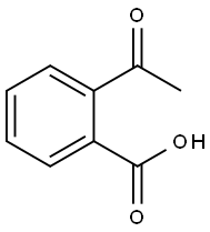 2-アセチル安息香酸 化学構造式