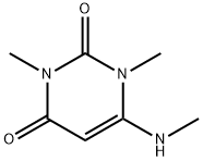 6-METHYLAMINO-1,3-DIMETHYLURACIL, 5770-42-3, 结构式