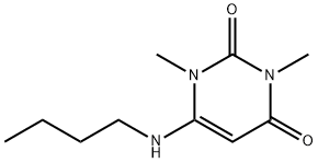 6-BUTYLAMINO-1,3-DIMETHYLURACIL 结构式
