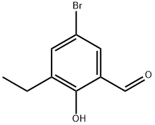 5-溴-3-乙基-2-羟基苯甲醛, 57704-12-8, 结构式