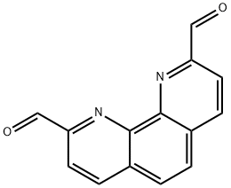 1,10-フェナントロリン-2,9-ジカルブアルデヒド 化学構造式