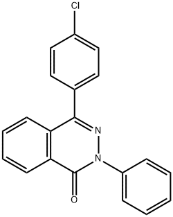 4-(4-chlorophenyl)-2-phenyl-1(2H)-phthalazinone Structure
