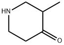 3-メチルピペリジン-4-オン HYDROCHLORIDE 化学構造式