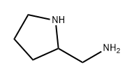 2-アミノメチルピロリジン 化学構造式