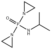 Bis(1-aziridinyl)(isopropylamino)phosphine oxide Struktur