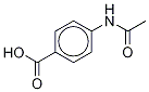 p-AcetaMinobenzoic A Structure