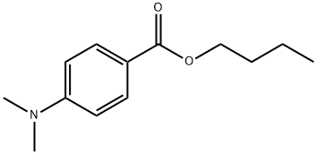 4-(ジメチルアミノ)安息香酸ブチル 化学構造式