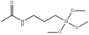 アセトアミドプロピルトリメトキシシラン 化学構造式