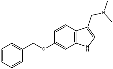 6-BENZYLOXYGRAMINE Structure