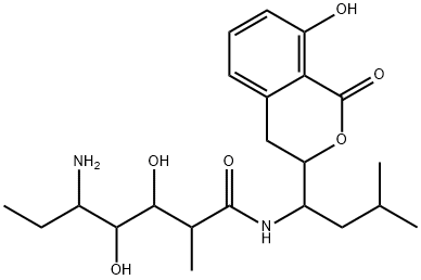 杆霉素, 57765-71-6, 结构式