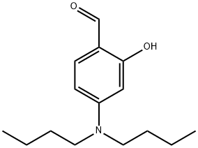 4-(ジブチルアミノ)サリチルアルデヒド 化学構造式