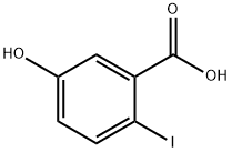 5-HYDROXY-2-IODOBENZOIC ACID Struktur