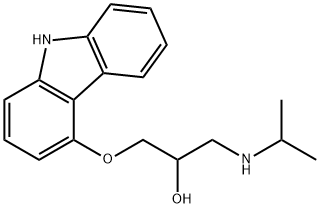 咔唑心安, 57775-29-8, 结构式