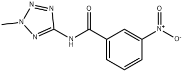 Benzamide, N-(2-methyl-2H-tetrazol-5-yl)-3-nitro- (9CI) Structure
