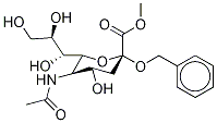 N-Acetyl-2-O-benzyl-neuraminic Acid Methyl Ester Structure