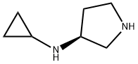 (R)-N-cyclopropylpyrrolidin-3-amine Structure