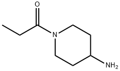 1-プロピオニルピペリジン-4-アミン 化学構造式
