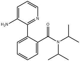 2-(3-aminopyridin-2-yl)-N,N-diisopropylbenzamide Structure