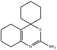 5,6,7,8-TETRAHYDROSPIRO[3,1-BENZOTHIAZINE-4,1''-CYCLOHEXAN]-2-AMINE Struktur