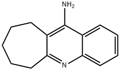 11-AMINO-7,8,9,10-TETRAHYDRO-6H-CYCLOHEPTA[B]QUINOLINE Struktur