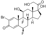 卤泼尼松,57781-15-4,结构式