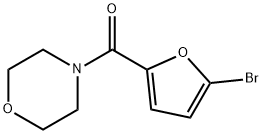 4-(5-ブロモ-2-フロイル)モルホリン 化学構造式