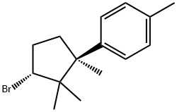 1-[(1S,3R)-3-Bromo-1,2,2-trimethylcyclopentyl]-4-methylbenzene|